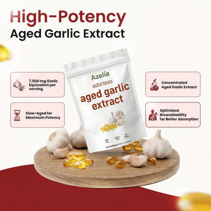 Aged Garlic Extract - 7500mg Odorless Softgels
