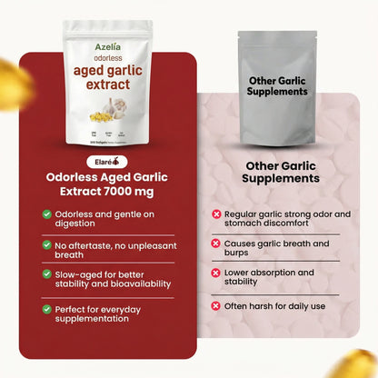 Aged Garlic Extract - 7500mg Odorless Softgels