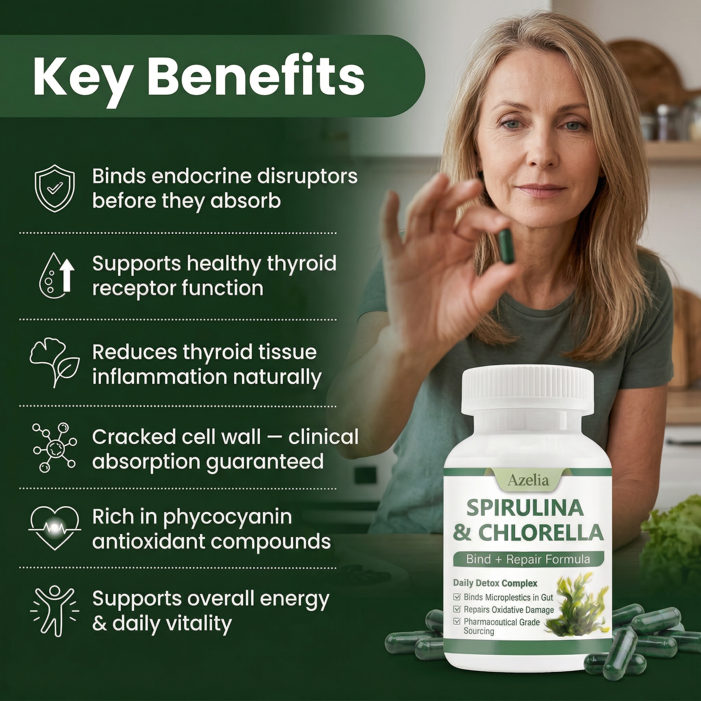 Azelia Spirulina & Chlorella